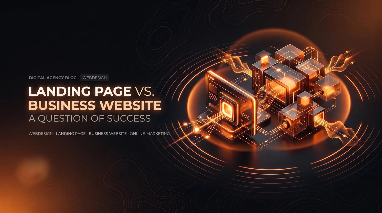 Landing page vs. business website: what do you really need?