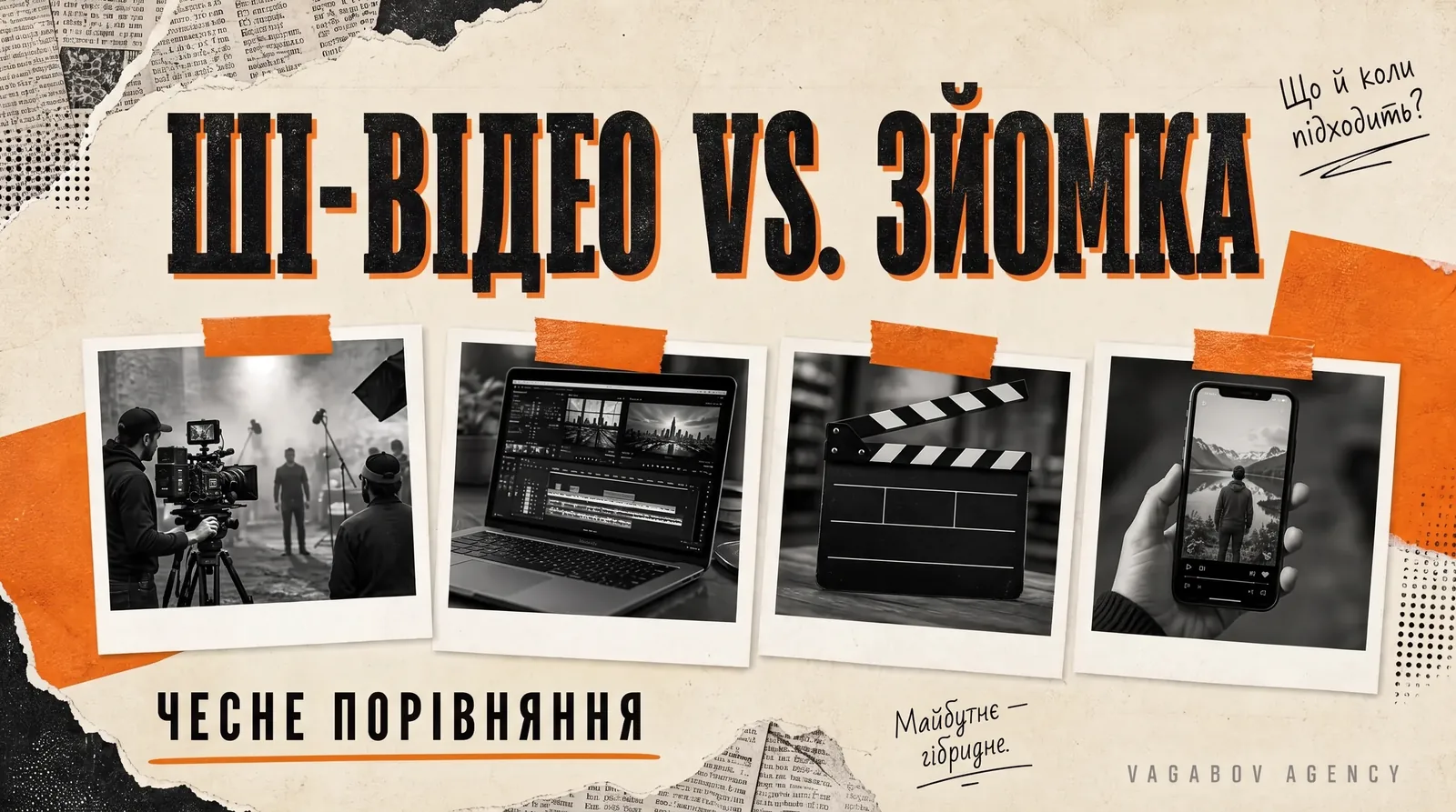 ШІ-відео чи класична зйомка: чесне порівняння у 2026 році
