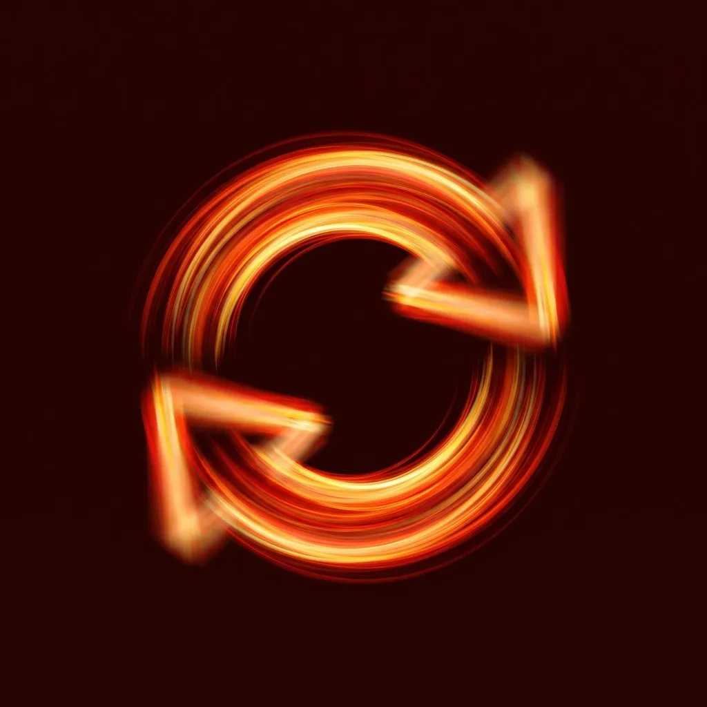 Abstrakte Lichtspuren als Symbol für Conversion-Optimierung